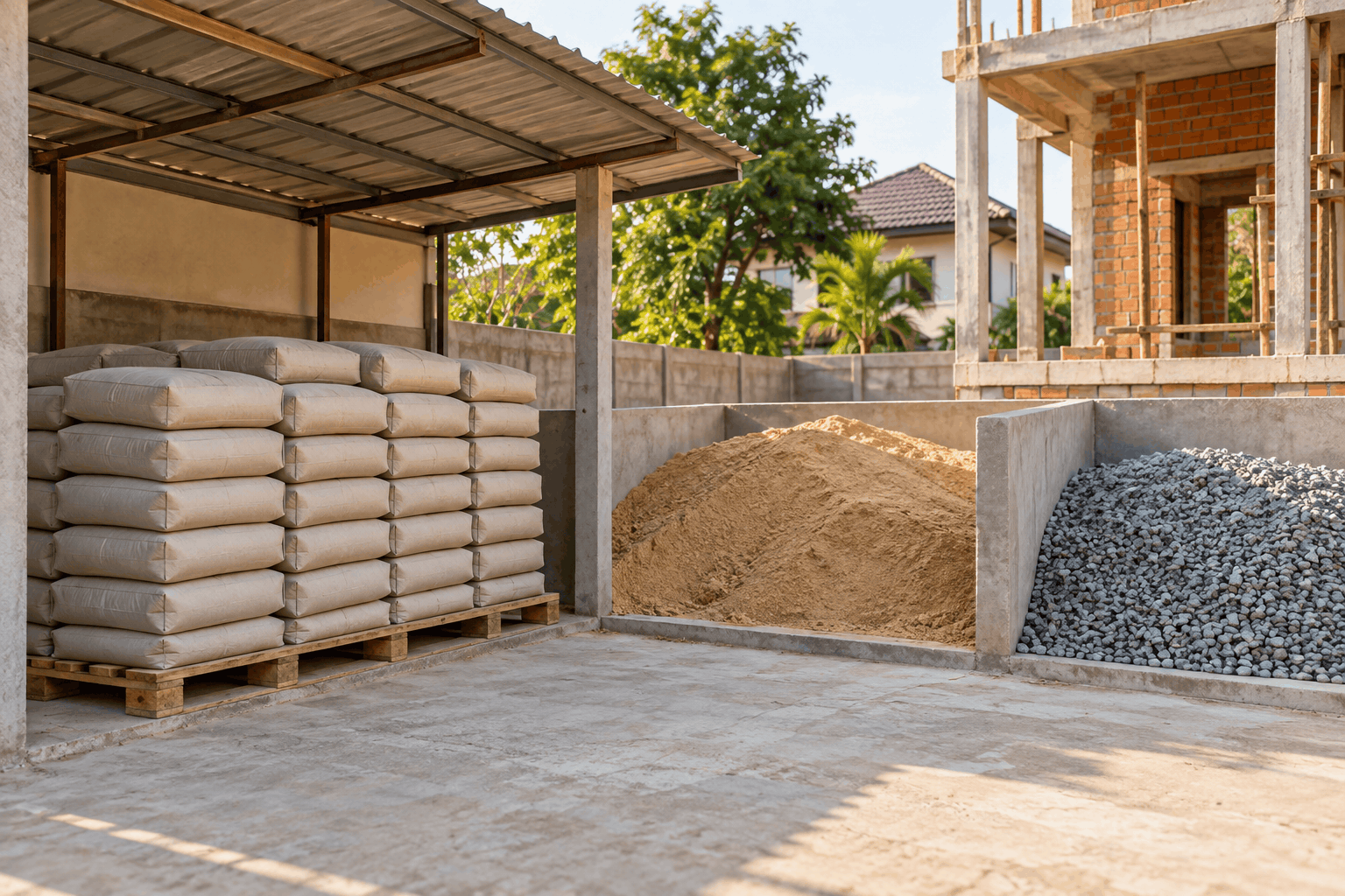 Cement, Sand & Aggregate Calculation