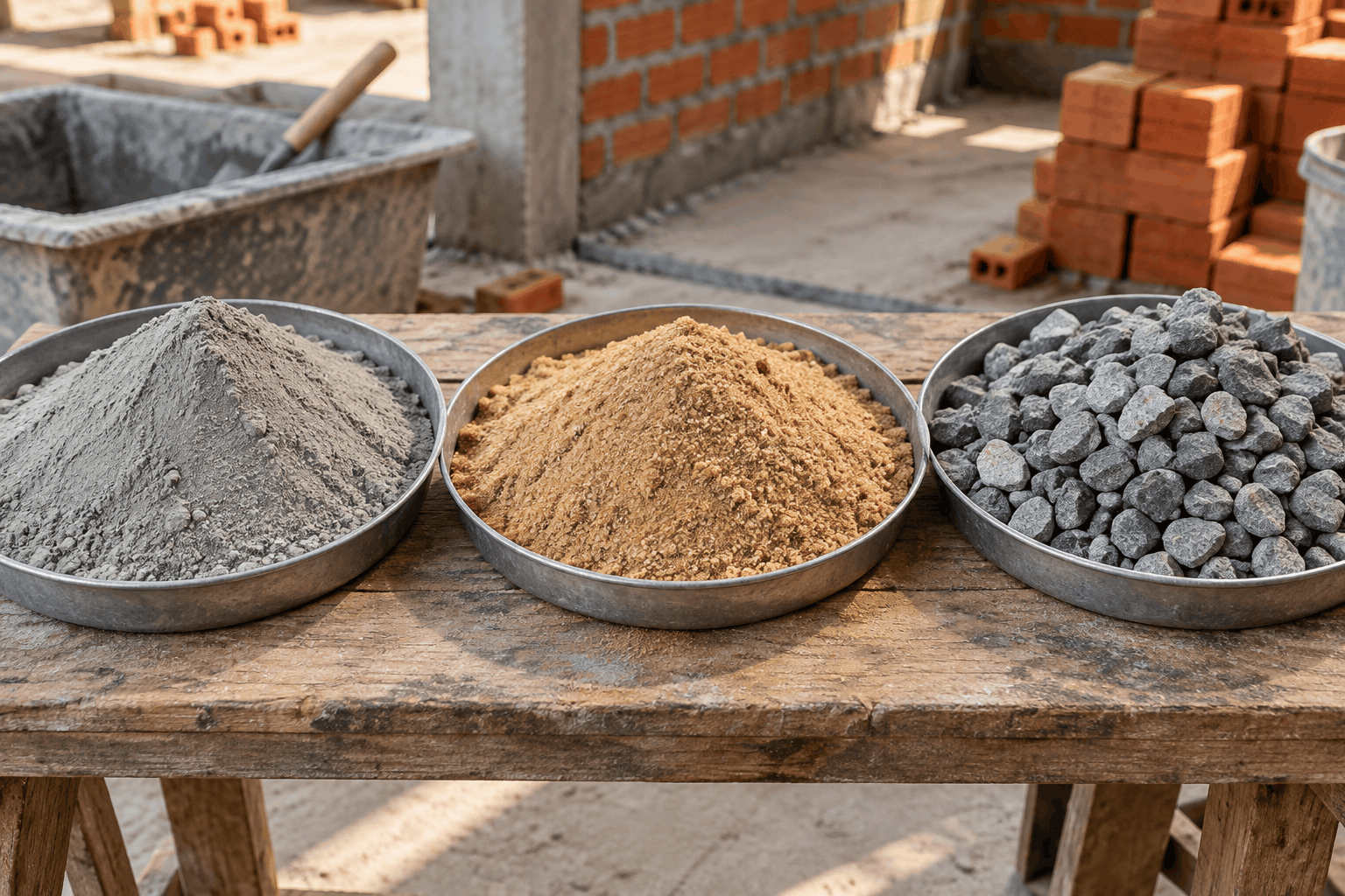 Cement, Sand & Aggregate Calculation